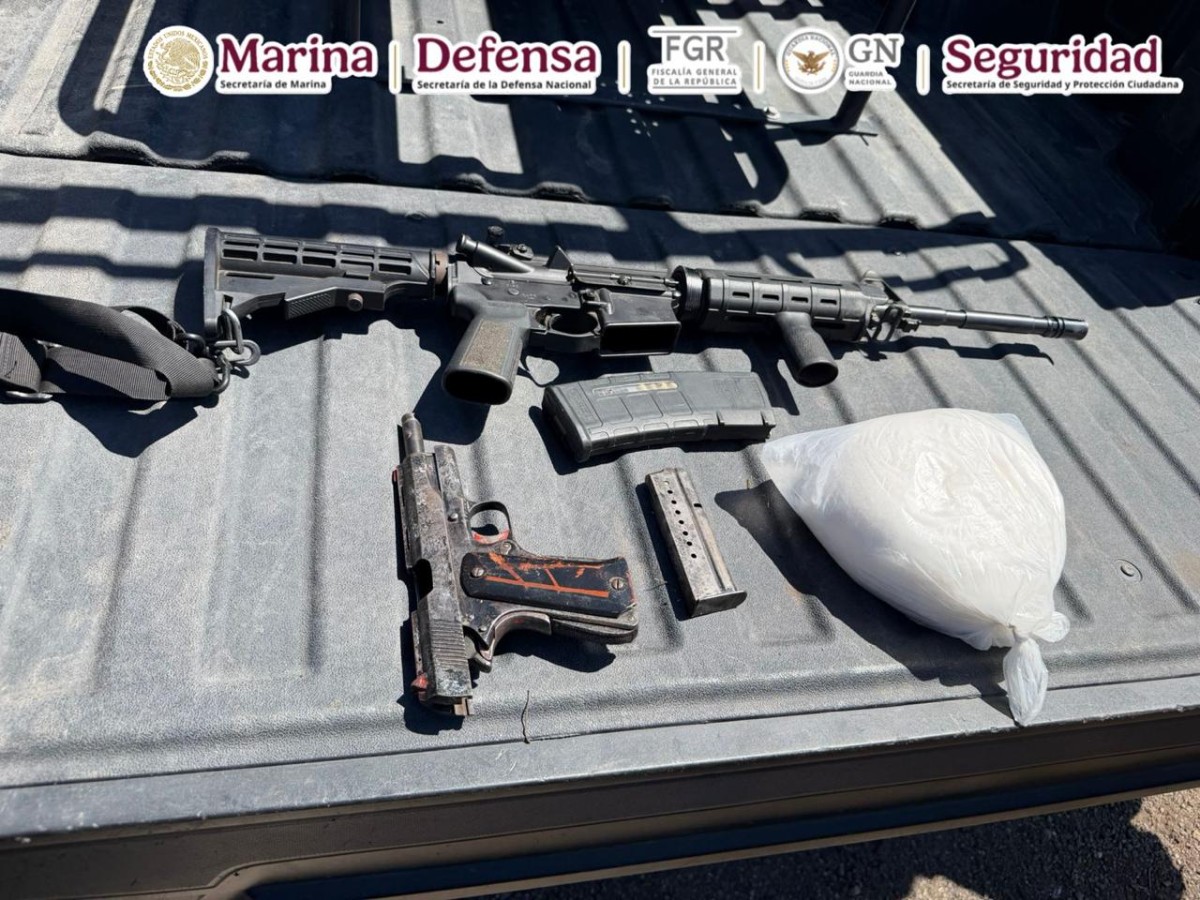 ASEGURAN ARSENAL CON LANZAGRANADAS Y MÁS DE 12 MIL CARTUCHOS EN SONORA