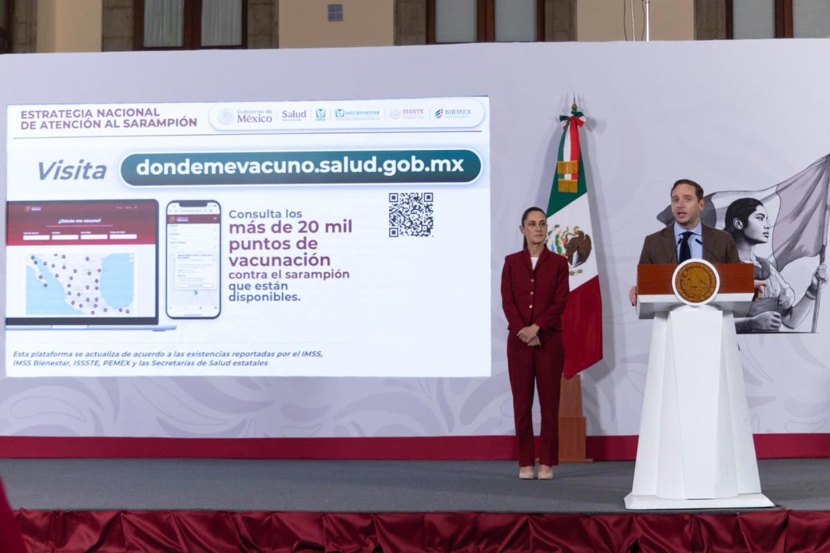 AVANZA VACUNACIÓN CONTRA EL SARAMPIÓN: 13.3 MILLONES DE DOSIS APLICADAS EN MÉXICO