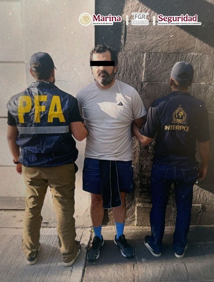 CAE EN ARGENTINA FERNANDO “N”, CONTRALMIRANTE MEXICANO CON FICHA ROJA DE INTERPOL, POR HUACHICOL FISCAL