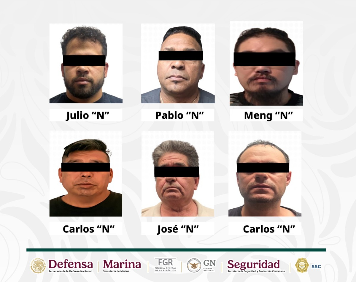 CAE EN CDMX LÍDER DE CÉLULA NARCOMENUDISTA; DETIENEN A CINCO MÁS
