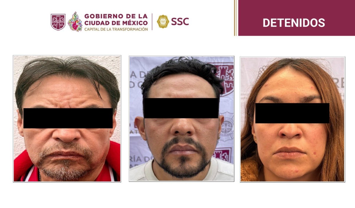 CAEN TRES PRESUNTOS INTEGRANTES DE UNA CÉLULA DEDICADA A LA EXTORSIÓN Y VENTA DE DROGA