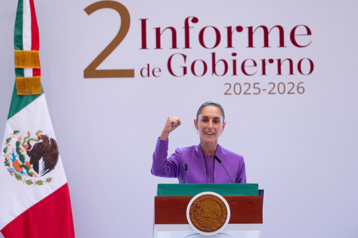 CLAUDIA SHEINBAUM AFIRMA QUE SE GOBIERNA SIN SUBORDINACIÓN Y PARA EL BIENESTAR DEL PUEBLO EN SU SEGUNDO INFORME DE GOBIERNO