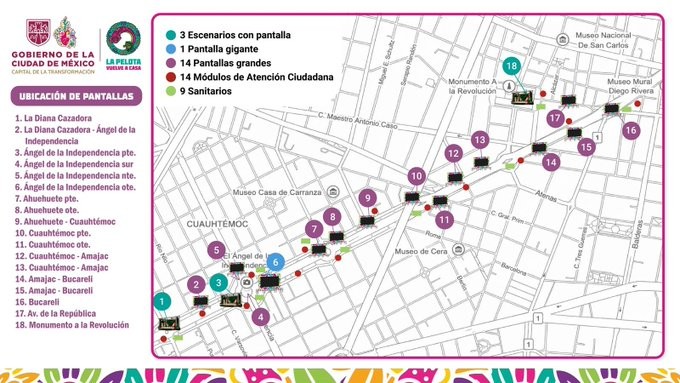 CONFIRMADO: INSTALARÁN MÁS PANTALLAS GIGANTES PARA EL PARTIDO MÉXICO VS. CHEQUIA