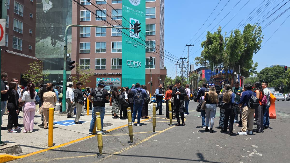 DESALOJAN CIUDAD JUDICIAL EN POR PRESUNTA AMENAZA DE BOMBA
