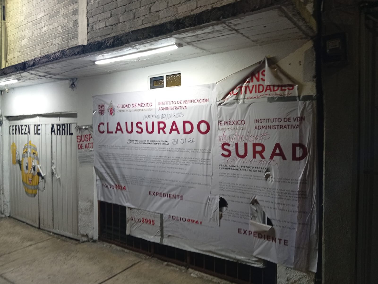 EN ENERO 103 ESTABLECIMIENTOS FUERON INTERVENIDOS EN 11 ALCALDÍAS, 21 QUEDARON SUSPENDIDOS Y 20 CLAUSURADOS