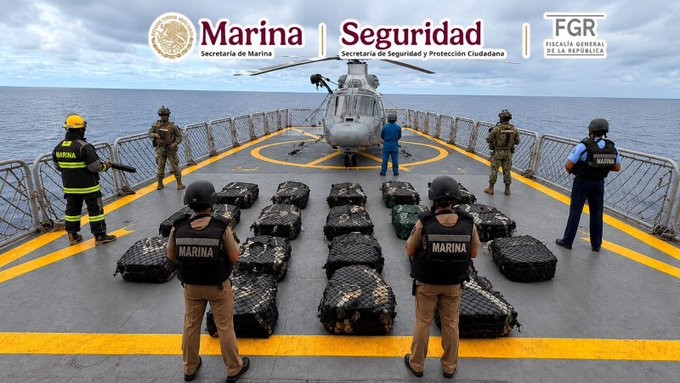 GARCÍA HARFUCH CONFIRMA DECOMISO DE 3 TONELADAS DE COCAÍNA EN OPERATIVOS EN TLAXCALA Y GUERRERO