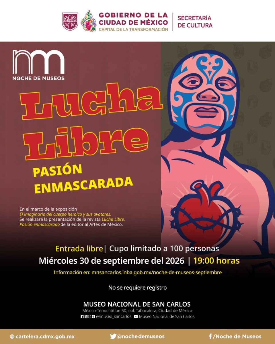 ¡HASTA QUE SUENE LA CAMPANA! LA LUCHA LIBRE SE APODERA DE LA NOCHE DE MUSEOS 
