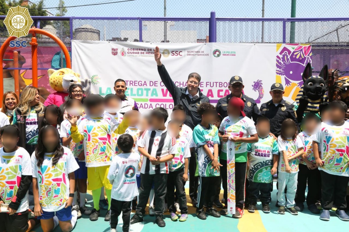 INAUGURAN CANCHA “MUNDIALISTA” EN MIGUEL HIDALGO; VAN POR 300 ESPACIOS DEPORTIVOS EN CDMX