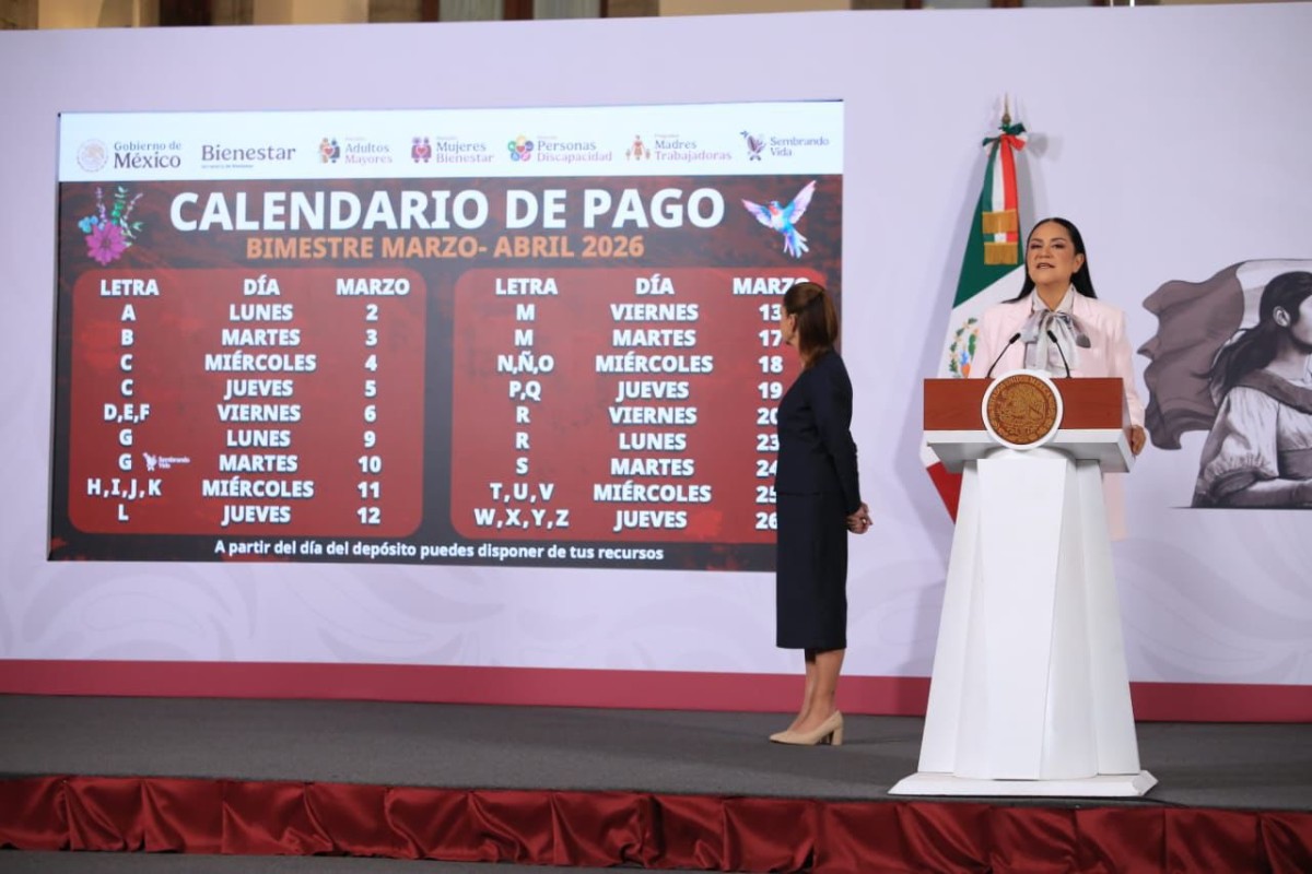 INICIA DISTRIBUCIÓN DE APOYOS DE LOS PROGRAMAS DE BIENESTAR MARZO - ABRIL CON UNA INVERSIÓN DE 104 MIL 695 MDP