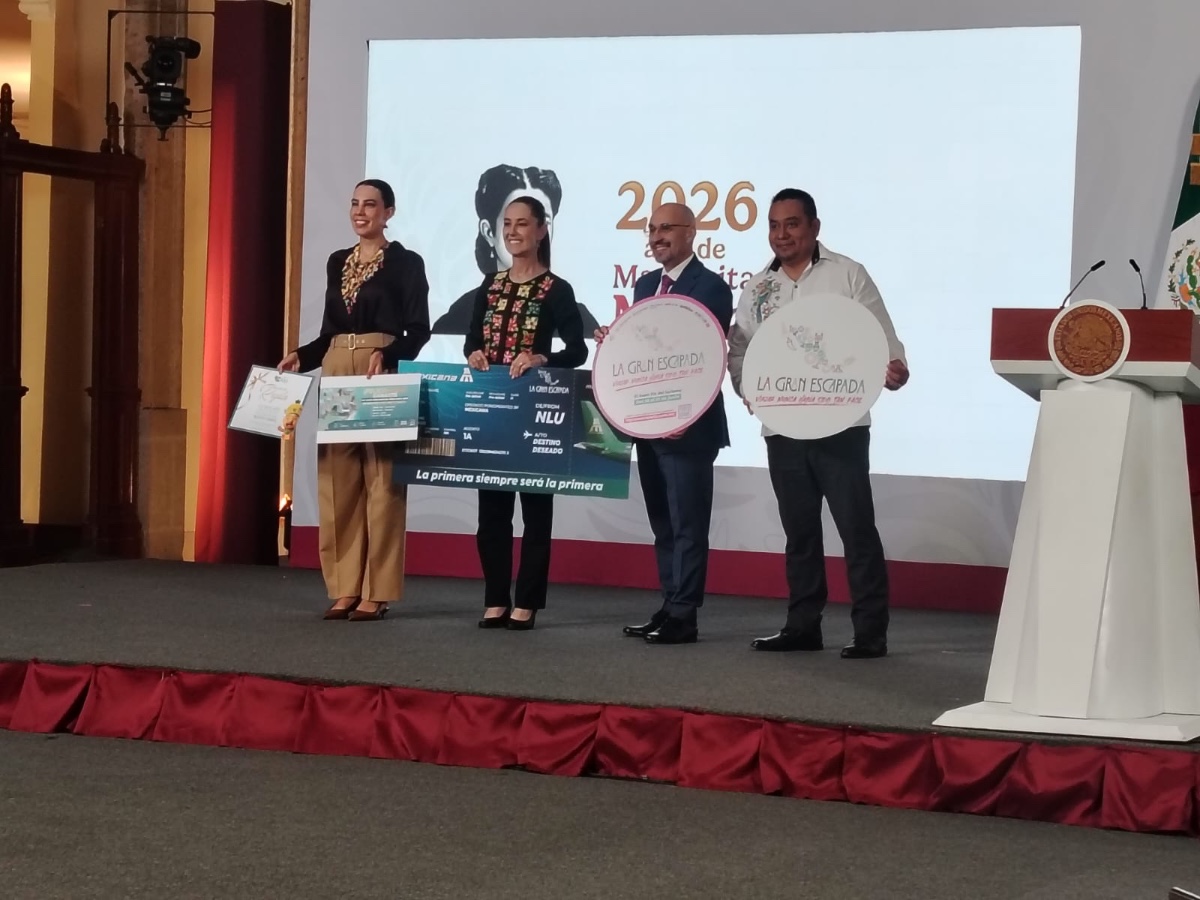 INICIA EL BUEN FIN DEL TURISMO CON "LA GRAN ESCAPADA 2026"; DIVERSOS DESCUENTOS PARA VIAJAR TODO EL AÑO