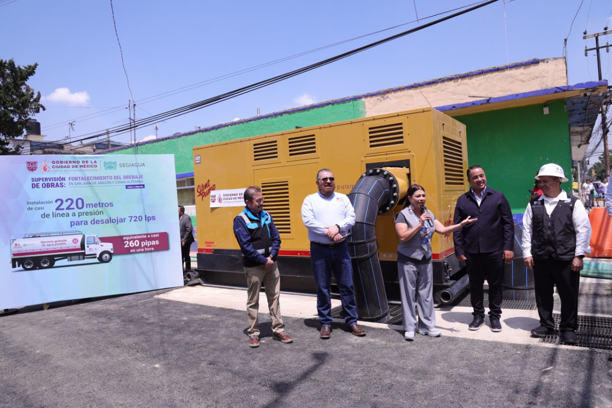 INVIERTEN MÁS DE 165 MILLONES DE PESOS EN INFRAESTRUCTURA HIDRÁULICA PARA MITIGAR INUNDACIONES EN GUSTAVO A. MADERO