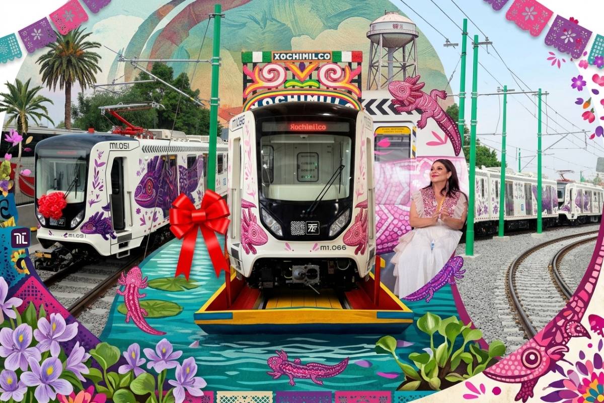 LA CIUDAD DE MÉXICO ESTRENA EL TREN LIGERO "EL AJOLOTE"
