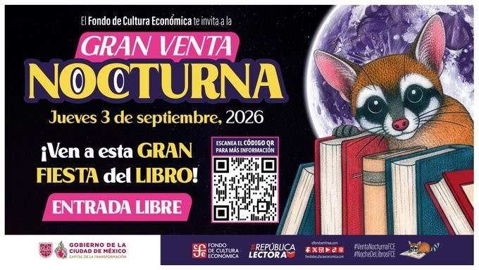 MARATÓN DE LECTURA: TODO LISTO PARA LA VENTA NOCTURNA 2025 DEL FONDO DE CULTURA ECONÓMICA