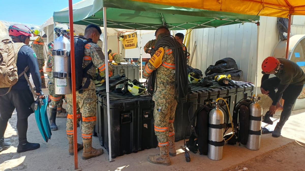 MEJORAN SISTEMA DE BOMBEO EN MINA SANTA FE PARA AVANZAR EN BÚSQUEDA DE MINEROS
