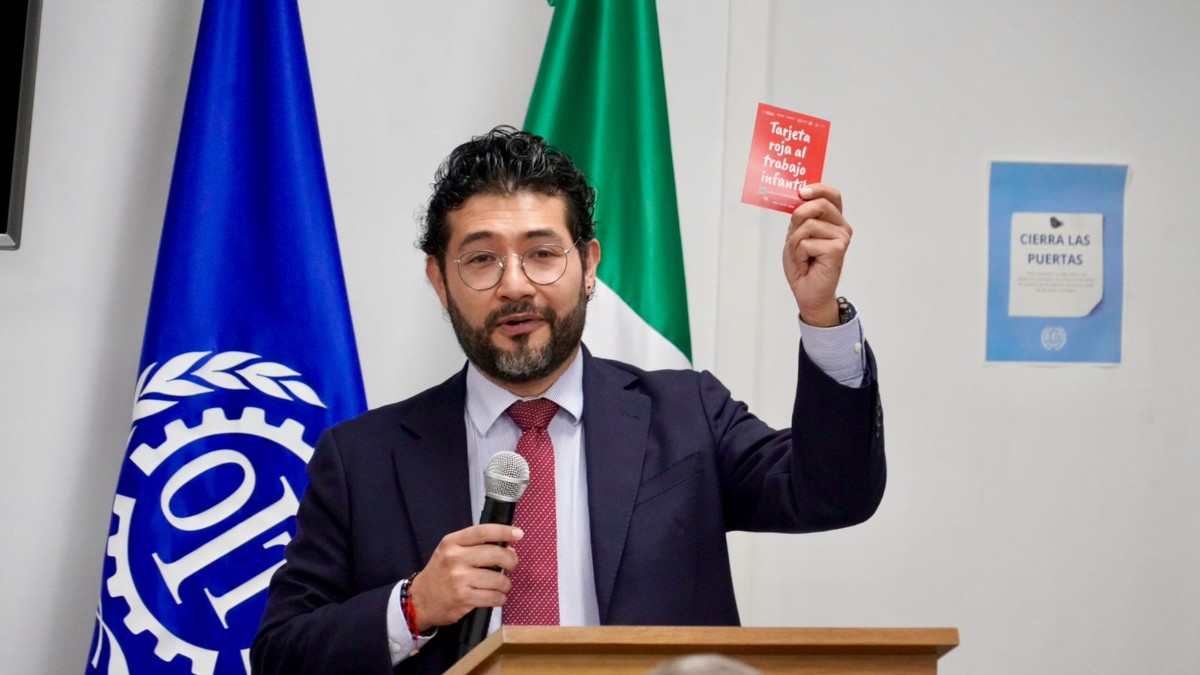 MÉXICO LANZA CAMPAÑA “TARJETA ROJA AL TRABAJO INFANTIL” RUMBO AL MUNDIAL 2026