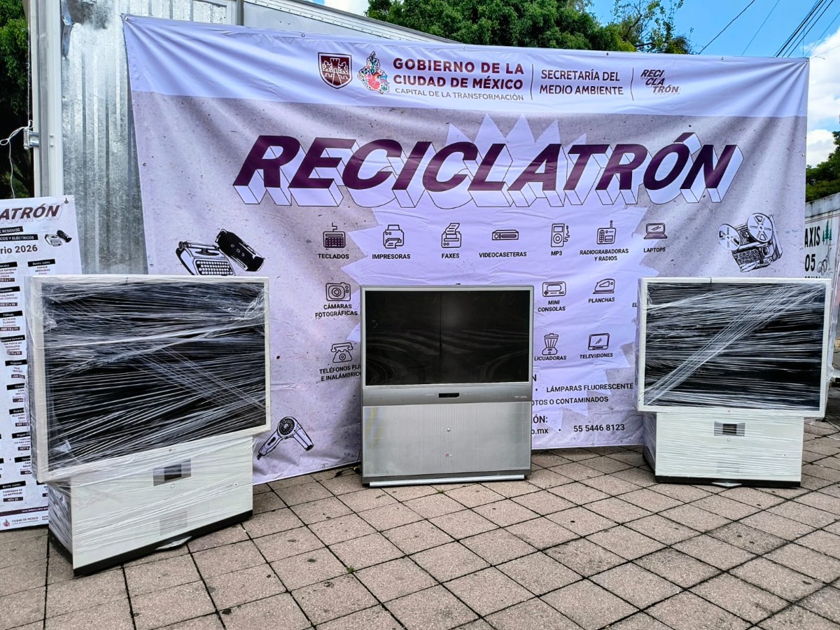 ¡NO LO TIRES! RECICLA Y REPARA; CIUDAD DE MÉXICO SUMA MÁS DE 2 MIL 900 TONELADAS DE RESIDUOS ELECTRÓNICOS EN 14 AÑOS