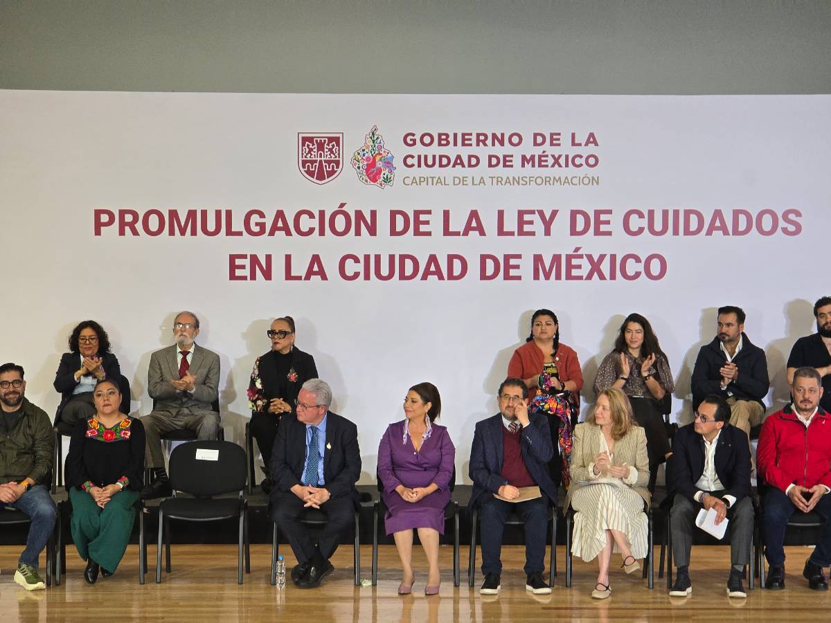 PROMULGAN LEY DEL SISTEMA PÚBLICO DE CUIDADOS EN LA CIUDAD DE MÉXICO; ANUNCIAN INFRAESTRUCTURA PARA ATENDER A MÁS DE 100 MIL PERSONAS