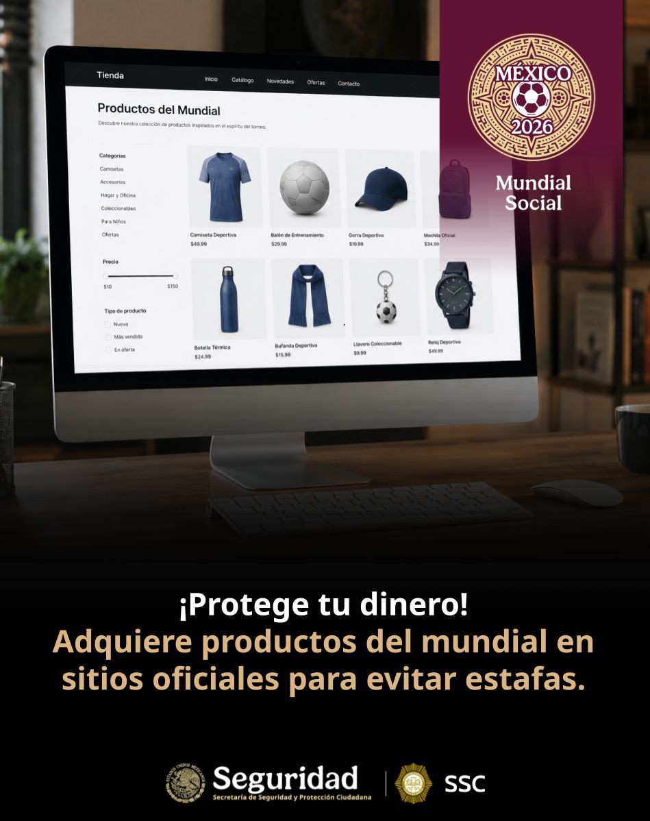 ¿QUIERES REALIZAR COMPRAS ONLINE PARA EL MUNDIAL? SIGUE ESTAS RECOMENDACIONES DE LA SSPC