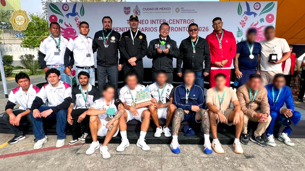 RECLUSORIO SUR SE CORONA CAMPEÓN DEL TERCER TORNEO INTERCENTROS PENITENCIARIOS DE FRONTÓN 2026 EN CDMX
