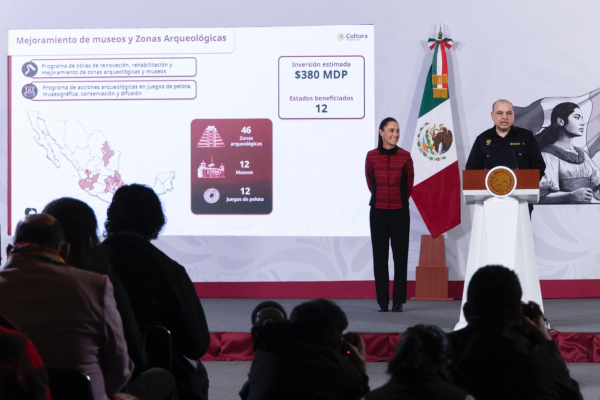 REFUERZAN PATRIMONIO CULTURAL: INVIERTEN MÁS DE 1,800 MDP EN ESCUELAS DE ARTE Y ZONAS ARQUEOLÓGICAS