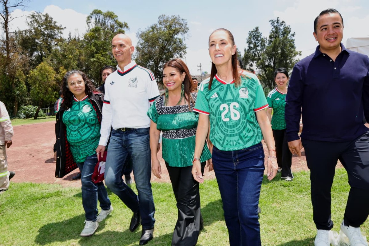 SHEINBAUM Y BRUGADA SIGUEN LA INAUGURACIÓN DEL MUNDIAL DESDE LA ALCALDÍA GUSTAVO A. MADERO