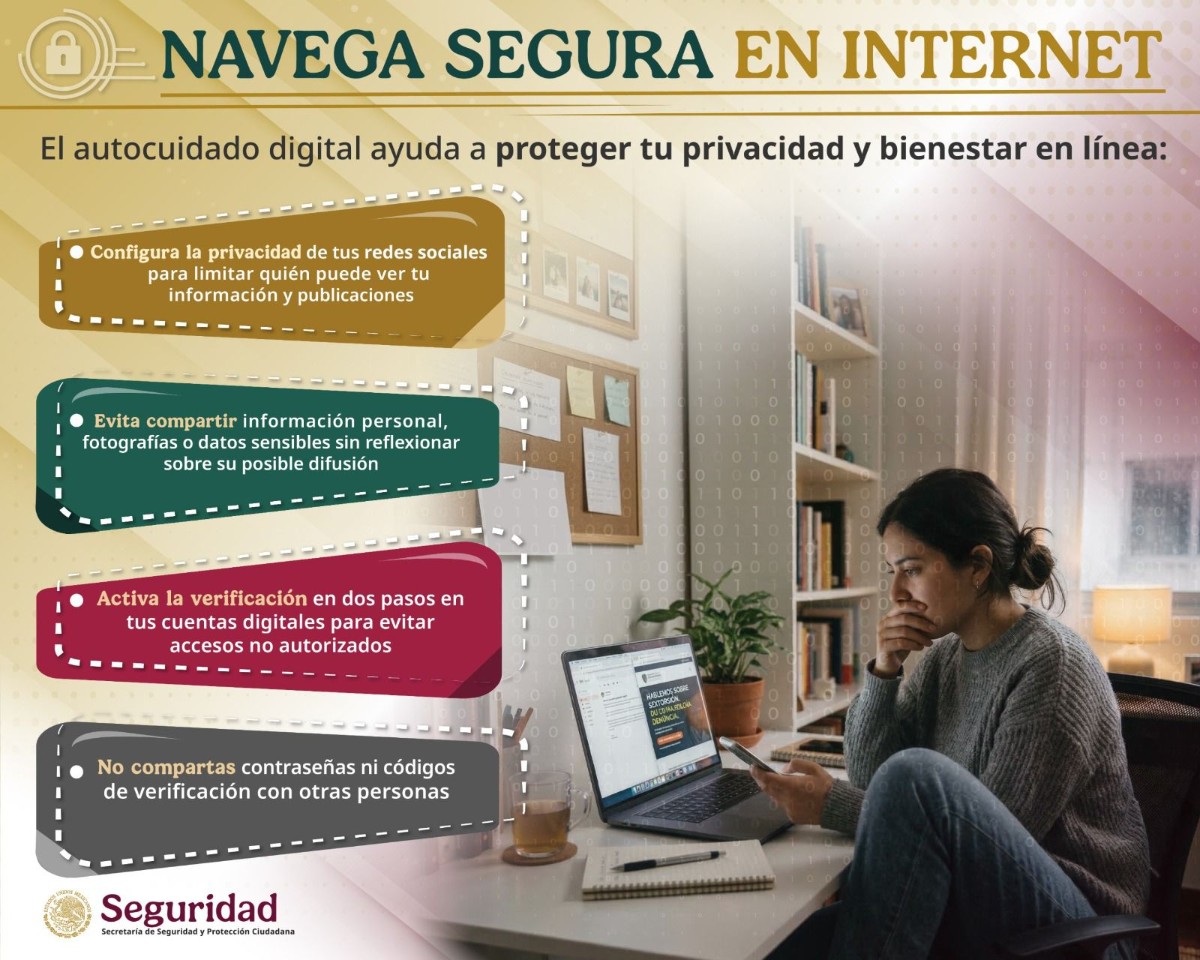 SSPC ALERTA POR VIOLENCIA DIGITAL CONTRA MUJERES Y EMITE RECOMENDACIONES DE SEGURIDAD