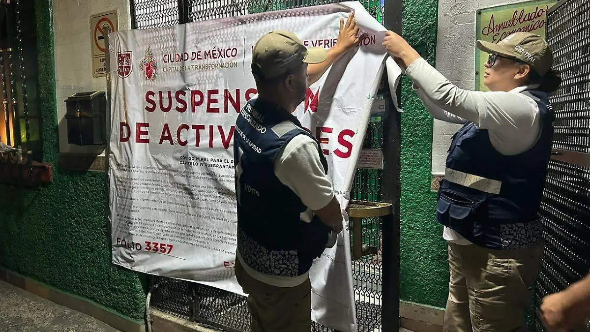SUSPENDE GOBIERNO DE CDMX TRES HOTELES IRREGULARES; HAY CUATRO DETENIDOS POR QUEBRANTAMIENTO DE SELLOS